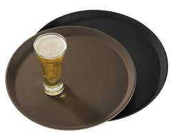 Cambro Tablett rund aus Fiberglas D35,5cm - schwarz